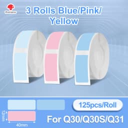 Phomemo Q30 Bluetooth Thermal Label Printer, Pocket Sticker Maker for Date/DIY Labels, iOS Android Wireless Printer, Multi-Paper