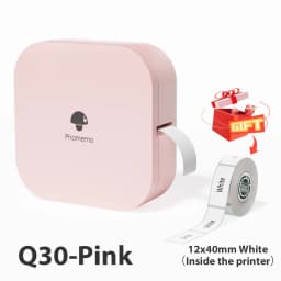 Phomemo Q30 Bluetooth Thermal Label Printer, Pocket Sticker Maker for Date/DIY Labels, iOS Android Wireless Printer, Multi-Paper