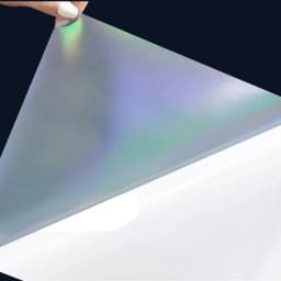 A4 Holographic Vinyl Sticker Paper Transparent Laser PET Adhesive Paper For Inkjet Printer Waterproof Anti-tear DIY