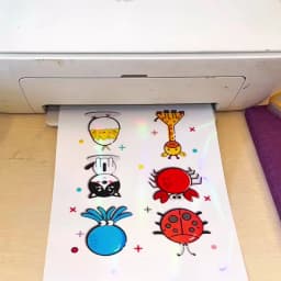 A4 Holographic Vinyl Sticker Paper Transparent Laser PET Adhesive Paper For Inkjet Printer Waterproof Anti-tear DIY