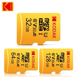 Original Kodak Micro SD Card 256GB U3 High Speed Memory Card A1 V30 Class 10 MicroSDXC with SD Adapter