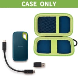 Storage bag for SanDisk 500GB/ 1TB/ 2TB/ 4TB Extreme Portable SSD - Up to 1050MB/s - USB-C, USB 3.2 Gen 2 - External (Bag only)