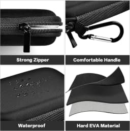 Storage bag for SanDisk 500GB/ 1TB/ 2TB/ 4TB Extreme Portable SSD - Up to 1050MB/s - USB-C, USB 3.2 Gen 2 - External (Bag only)