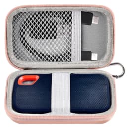Storage bag for SanDisk 500GB/ 1TB/ 2TB/ 4TB Extreme Portable SSD - Up to 1050MB/s - USB-C, USB 3.2 Gen 2 - External (Bag only)