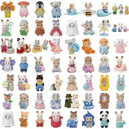 55pcs Calico Critters Stickers Laptop Scrapbook Decoration Graffiti Decals Skateboard Laptop Waterproof Sticker