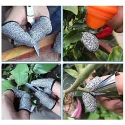 Level 5 Anti-Cut Finger Cover High-Strength Safety Flexible Anti Cut Fingertip Gloves Kitchen Tool Reusable and Durable