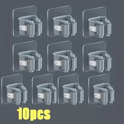 Home Storage Rack Wall Hanging Shelf Bathroom Shower Holder Storage Traceless Hook Mop Organizer Waterproof Broom Hanger