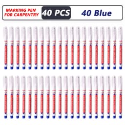 iLMH 4-40Pcs Deep Hole Long Nib Head Marker For Metal Perforating Pen Waterproof Bathroom Woodworking Decor Multi-Purpose Tool