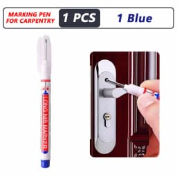 iLMH 4-40Pcs Deep Hole Long Nib Head Marker For Metal Perforating Pen Waterproof Bathroom Woodworking Decor Multi-Purpose Tool