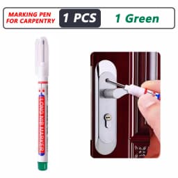 iLMH 4-40Pcs Deep Hole Long Nib Head Marker For Metal Perforating Pen Waterproof Bathroom Woodworking Decor Multi-Purpose Tool