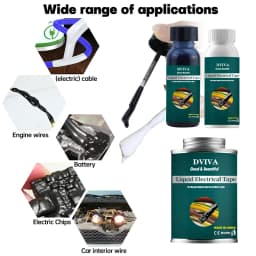 Liquid Electrical Tape Waterproof Insulation Paste Sealant Wire Cable Coat Fix Line Glue Repair Glue Insulation Glue 15~300ml