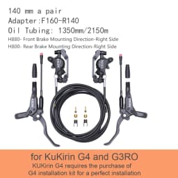 XOD XD-H800 / XD-H880 Hydraulic Disc Brakes for Electric Scooters & E-Bikes , – Compatible KuKirin G2 G2MAX G3PRO G4 G5