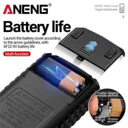 ANENG SZ308 1999 Count Digital Multimeter AC/DC High-Precision Multi-function Voltage Current Resistance Multimeter Tester Tools