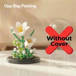 Eternal Flower Bouquet Bonsai Potted Plant Micro Building Blocks Model Home Decoration Puzzle Toys Kids Birthday Christmas Gifts