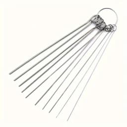 10 Stainless Steel Needle Shower Head Cleaning Brush Set, Suitable for Multi Size Shower Heads,bathroom Accessory Cleaning Tools