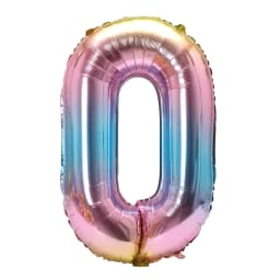 32inch Rainbow Gradient Number Foil Balloon 1-9 for Kids Birthday Party Decor Baby Shower Bridal Shower More Options Avaliable