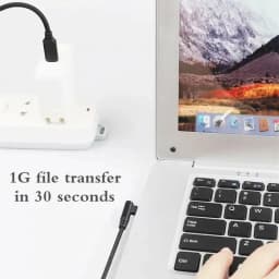 0.25m/0.5m/1m/2m/3m 90 Degree Elbow Nylon Braided Quick Charger Elbow USB C to Type C Cord Cable For iPhone 15 16 Samsung Xiaomi