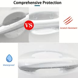 8PCS Door Handle Sticker, Scratch-Proof Car Door Protective Sticker, Door Bowl Protective Film