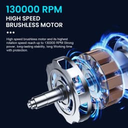 Turbo Fan Electric Air Duster Blower Portable Cleaning Hair Dryer Accessories Tools Car Blowing Snow Type-C Charging
