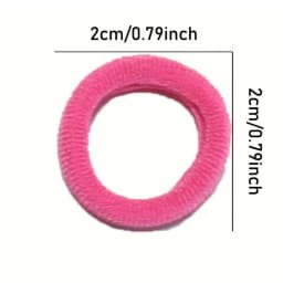 100/300/500 pcs Girls Colorful Elastic Hair Bands Ponytail Hold Hair Tie Rubber Bands Scrunchie Hair Accessories Bands for Girls