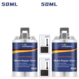High-Strength Metal Repair Epoxy Adhesive Heat & Cold Resistant Welding Glue Leak Repair Tool Metal Repair Paste 15g/50ml/100ml