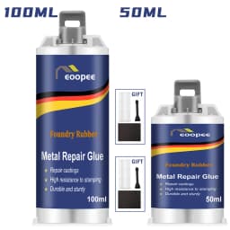 High-Strength Metal Repair Epoxy Adhesive Heat & Cold Resistant Welding Glue Leak Repair Tool Metal Repair Paste 15g/50ml/100ml
