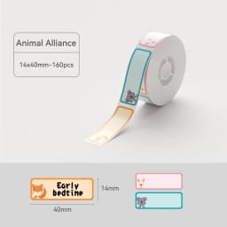 Niimbot Waterproof Anti-Oil Printing Label Paper Scratch-Resistant Tape Sticker for D11 D110 D101 H1S Mini Thermal Label Printer