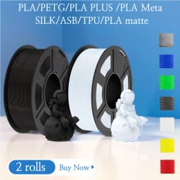 JAYO 3D Printer PLA/PETG/PLA PLUS /PLA META /SILK/ASB Filament 1.75mm 2Roll 1.1KG/0.65KG 3D Printer Filament for 3D Printer