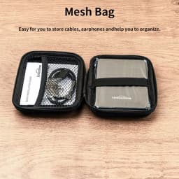 UnionSine Hard Disk Case Portable HDD Protection Bag for External 2.5 Inch Hard Drive/Earphone/U Disk Hard Disk Drive Case