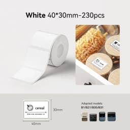 Niimbot Labels Sticker Color Transparent Thermal Label Tape Self-adhesive Paper Tag Printer Stickers For Niimbot B1 B21 Printer