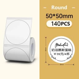 Niimbot Labels Sticker Color Transparent Thermal Label Tape Self-adhesive Paper Tag Printer Stickers For Niimbot B1 B21 Printer