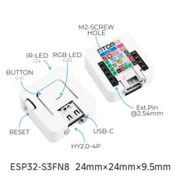 M5Stack Official ATOMS3 Lite ESP32-S3FN8 Dev Kit