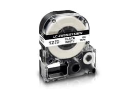 2pcs/5pcs/10pcs SS12KW 12mm Compatible Epson Label Tape SS12KW LK-4WBN ST12KW SC12RW SC12YW for Epson LW-300 LW-400 Label Maker