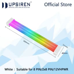 UPSIREN Bendable ARGB Light Board, Suitable For Graphics Card 24pin/8pin/2x8pin/12VHPWR/Motherboard Decorative Light Strip