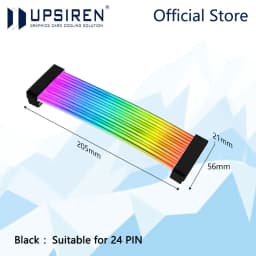 UPSIREN Bendable ARGB Light Board, Suitable For Graphics Card 24pin/8pin/2x8pin/12VHPWR/Motherboard Decorative Light Strip