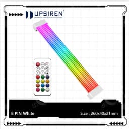 UPSIREN Bendable ARGB Light Board, Suitable For Graphics Card 24pin/8pin/2x8pin/12VHPWR/Motherboard Decorative Light Strip