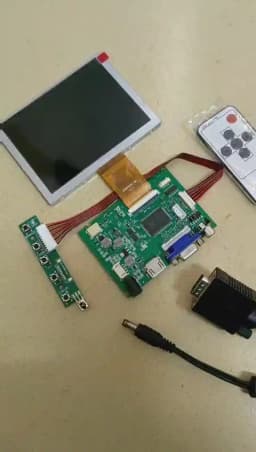 ZJ050NA-08C LCD Screen 5 inch 640x480 display panel HDMI VGA AV LCD Control Board Monitor Panel