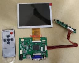 ZJ050NA-08C LCD Screen 5 inch 640x480 display panel HDMI VGA AV LCD Control Board Monitor Panel