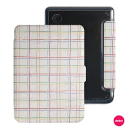Magnetic Detachable Case for Kobo Clara Colour BW 2E 6" Classic Striped Pattern Protective Cover with Auto Sleep Wake Cover