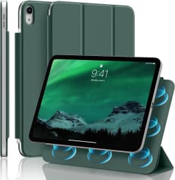 ZOYU for iPad A16 10/11th Ultra-Slim & Light, Strong Magnetic Attachment Case, iPad Pro 11 12.9 Air 4/5th 11/13 Mini 6/7th Cover