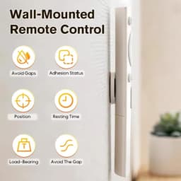Remote Control Magnetic Tape TV Air Conditioning Remote Control Wall Fixed Storage No Drilling Wall Mounted Strong Magnetic Hook