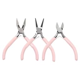 4 Pack Jewelry Pliers Jewelry Making Pliers Tools Kit with Needle Nose Pliers/Chain Nose Pliers, Round Nose Pliers