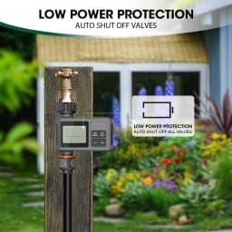 Insoma Automatic Water Timer Intelligent Irrigation Watering System Sprinkler Timer Garden Programmer Equipment IPX7 LCD Display