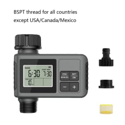 Insoma Automatic Water Timer Intelligent Irrigation Watering System Sprinkler Timer Garden Programmer Equipment IPX7 LCD Display