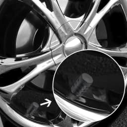 4pcs Knurling Style Tire Valve Caps Aluminum Silver Car Bike Wheel Stem Air Valve Caps Tire Pressure Cap Accessory