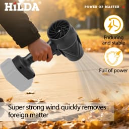 HILDA 1000W Air Blower Handheld Storm Force Cordless Dust Blaster Snow & Leaf Sweeper Turbo Jet Cleaner Pro for Makita Battery