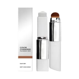 2-in-1 Color-Changing Foundation Stick Liquid Lightweight Moisturizing Brightening Foundation Color Changing For All Skin Types
