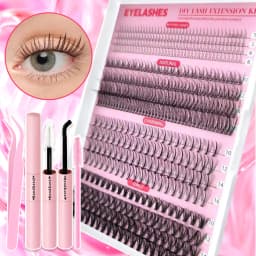 Show-Stopping Top & Bottom Lash Kit – 250/740 Cluster Shell Fluffy Volume, Mix-&-Match Lengths & Styles! Killer for Any Look
