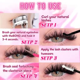 Show-Stopping Top & Bottom Lash Kit – 250/740 Cluster Shell Fluffy Volume, Mix-&-Match Lengths & Styles! Killer for Any Look