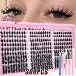 Show-Stopping Top & Bottom Lash Kit – 250/740 Cluster Shell Fluffy Volume, Mix-&-Match Lengths & Styles! Killer for Any Look